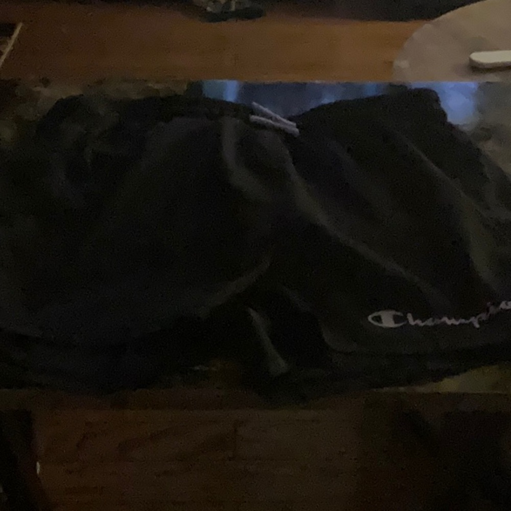 Black Athletic champion shorts